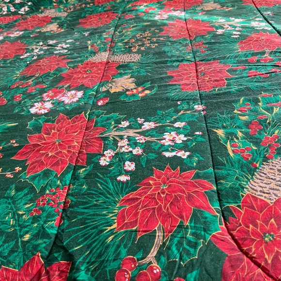 Vintage Queen size Christmas comforter set - Picture 8 of 10
